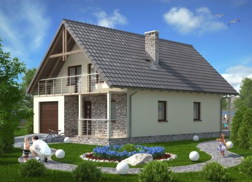 № 1007 Купить Проект дома Розтока. Закажите готовый проект № 1007 в Калуге, цена 43452 руб.