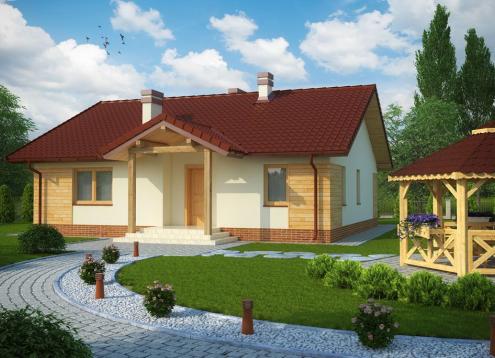 № 1038 Купить Проект дома Коскизов. Закажите готовый проект № 1038 в Калуге, цена 38844 руб.