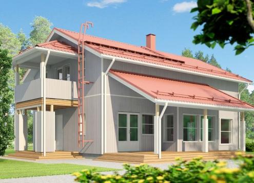 № 1217 Купить Проект дома Ратихера 162. Закажите готовый проект № 1217 в Калуге, цена 58320 руб.