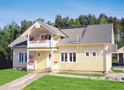 № 1226 Купить Проект дома Котикартано 165 (111). Закажите готовый проект № 1226 в Калуге, цена 59400 руб.
