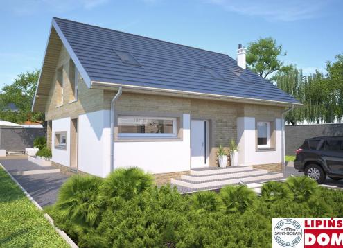 № 1344 Купить Проект дома Мерибель. Закажите готовый проект № 1344 в Калуге, цена 39434 руб.