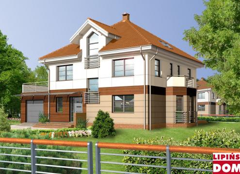 № 1444 Купить Проект дома Севилья. Закажите готовый проект № 1444 в Калуге, цена 54400 руб.