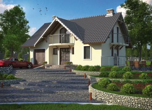 № 1571 Купить Проект дома Садогора. Закажите готовый проект № 1571 в Калуге, цена 41796 руб.