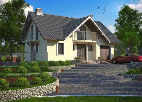 № 1576 Купить Проект дома Ласокин. Закажите готовый проект № 1576 в Калуге, цена 32544 руб.