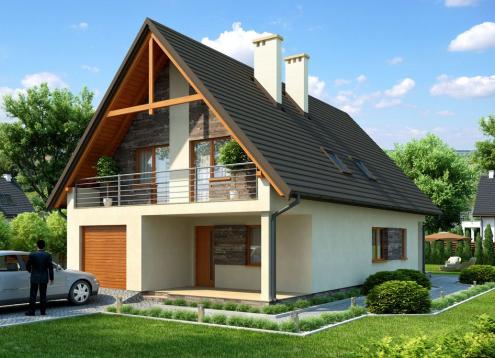 № 1591 Купить Проект дома Потазники. Закажите готовый проект № 1591 в Калуге, цена 50040 руб.