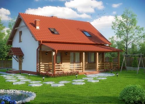 № 1598 Купить Проект дома Зерковице 2. Закажите готовый проект № 1598 в Калуге, цена 42084 руб.