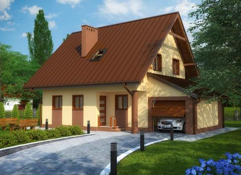 № 1601 Купить Проект дома Команше. Закажите готовый проект № 1601 в Калуге, цена 32796 руб.