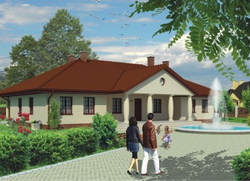 № 1614 Купить Проект дома Сохатый. Закажите готовый проект № 1614 в Калуге, цена 73188 руб.