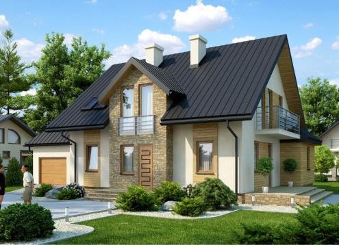№ 1657 Купить Проект дома Храброво Н. Закажите готовый проект № 1657 в Калуге, цена 52812 руб.