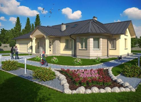 № 1659 Купить Проект дома Билкза. Закажите готовый проект № 1659 в Калуге, цена 75132 руб.