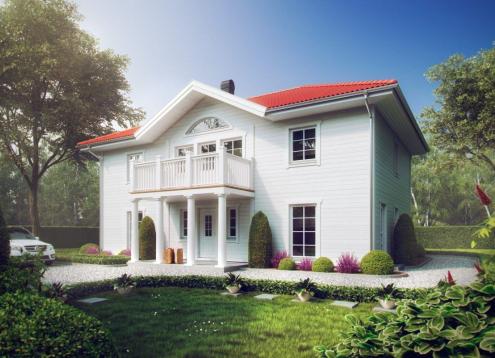 № 1687 Купить Проект дома Экибана. Закажите готовый проект № 1687 в Калуге, цена 70560 руб.