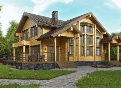 № 1728 Купить Проект дома ЕЛШ - 290. Закажите готовый проект № 1728 в Калуге, цена 60120 руб.