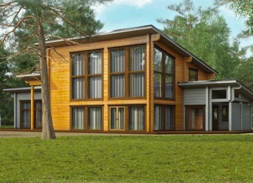 № 1730 Купить Проект дома ЕЛШ  - 261. Закажите готовый проект № 1730 в Калуге, цена 73800 руб.