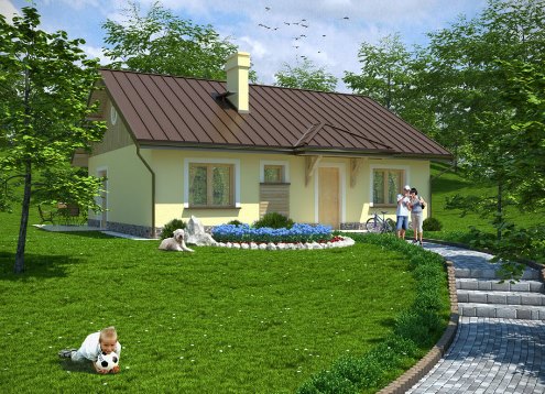 № 1847 Проект дома Поладио. Закажите готовый проект № 1847 в Калуге, цена 27788 руб.